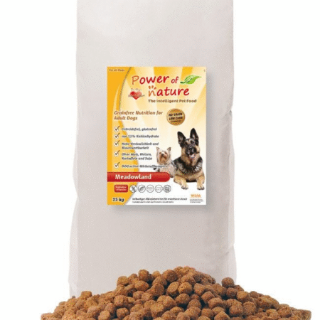 Power of nature Meadowland Dog 12kg koiran viljaton kuivaruoka
