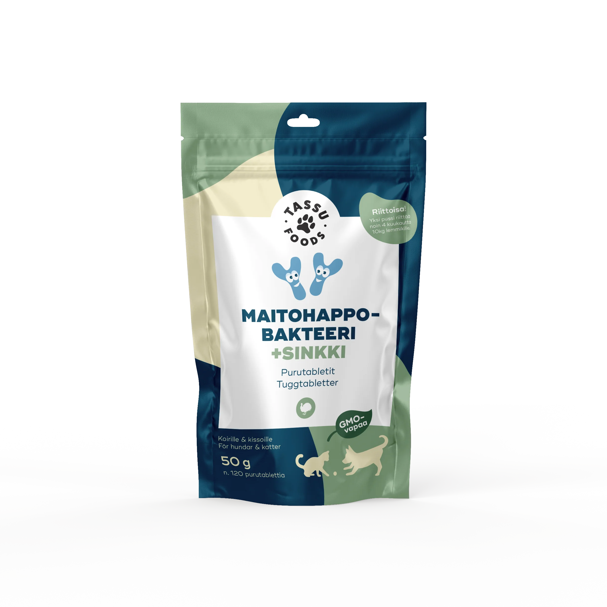 Tassu Foods Maitohappobakteeri+sinkki 50g